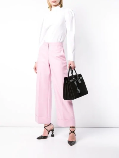 Shop Khaite The Devon Trousers In Pink