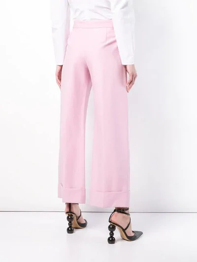 Shop Khaite The Devon Trousers In Pink