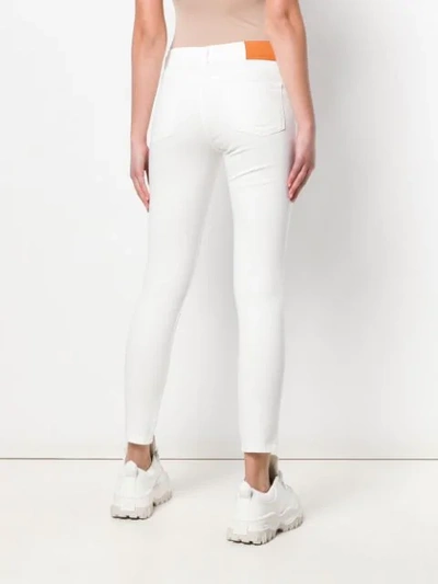 Shop Stella Mccartney Stretch Skinny Jeans In White