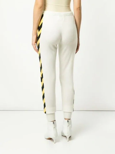 Shop Madeleine Thompson Nix Slim Fit Track Pants In White