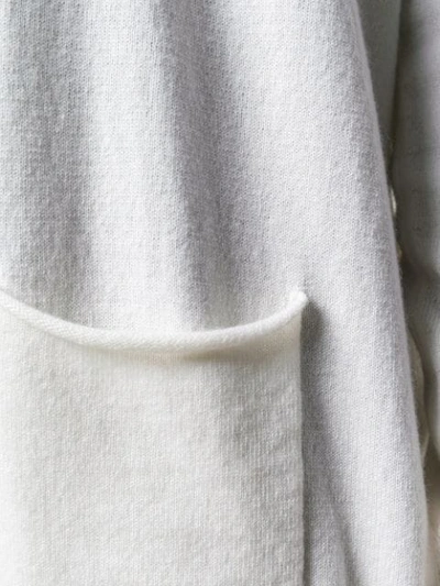 ALLUDE CASHMERE CARDIGAN - 白色