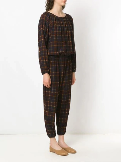 Shop Andrea Marques Langärmeliger Jumpsuit In Brown