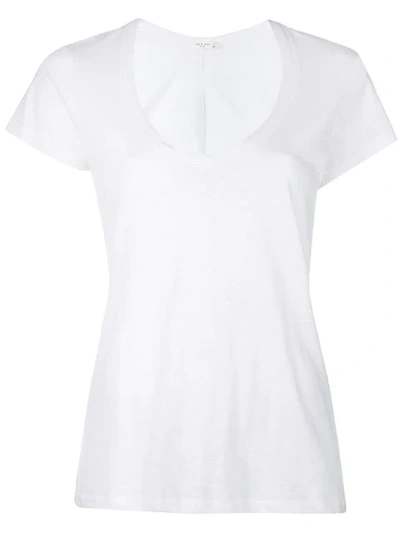 Shop Rag & Bone Slim-fit Cotton T-shirt In White