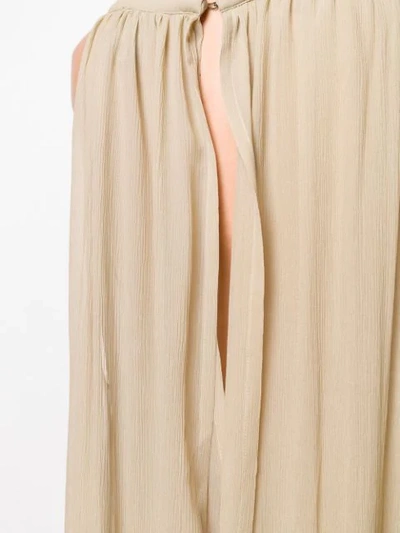 Shop Ann Demeulemeester Sleeveless Maxi Dress In Neutrals