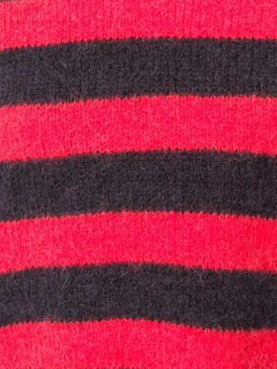 Shop Woolrich Striped Jumper - Red