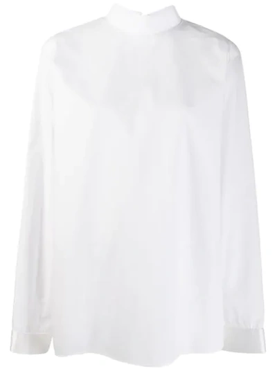 Shop Haider Ackermann Open Back Shirt In White
