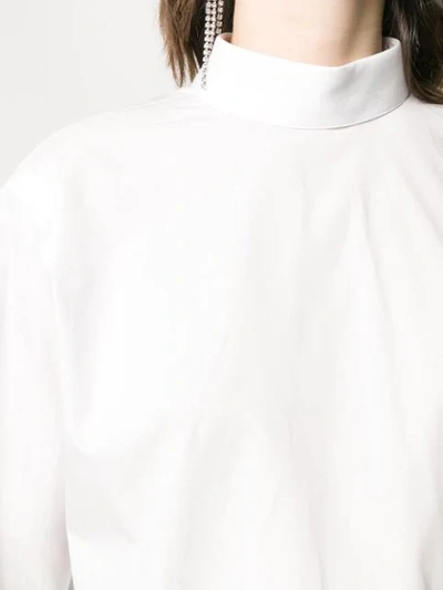 Shop Haider Ackermann Open Back Shirt In White