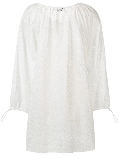 Shop Marysia Moab Broderie Anglaise Dress In White
