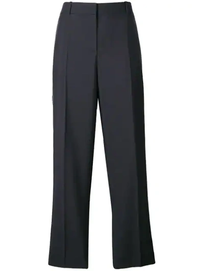 Shop Givenchy Side-stripe Tuxedo Trousers In Blue