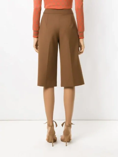 Shop Nk High Waisted Culottes In Brown