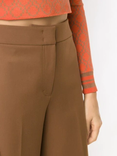 Shop Nk High Waisted Culottes In Brown