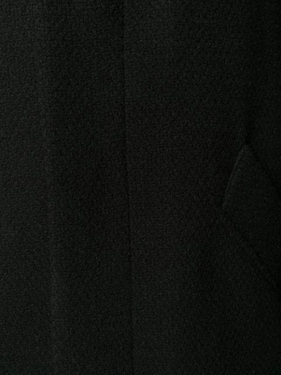 Shop Apc A.p.c. Single Breasted Long Coat - Black