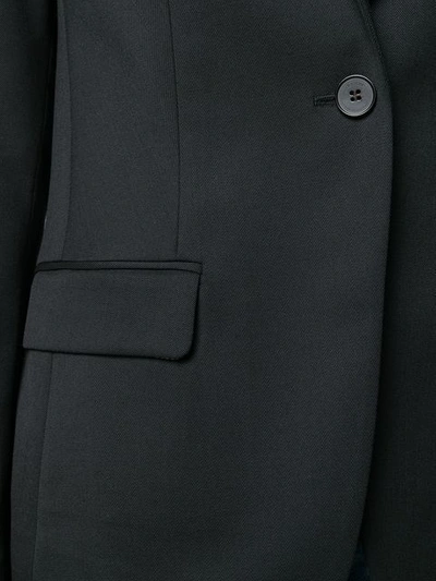 Shop Calvin Klein Long Sleeved Suit Jacket In Black