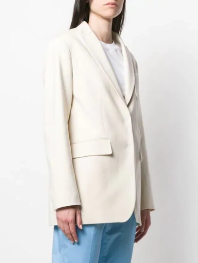 Shop Joseph Heston Blazer Jacket In White