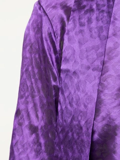 Shop Taller Marmo Leopard Print Blouse - Purple