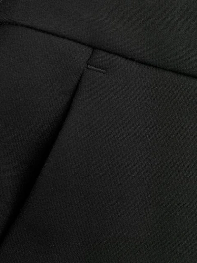 Shop Max Mara Cropped Cigarette Trousers In Black