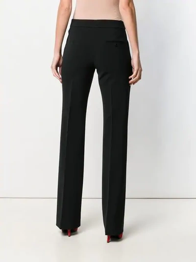 MOSCHINO TAILORED-DESIGN TROUSERS - 黑色