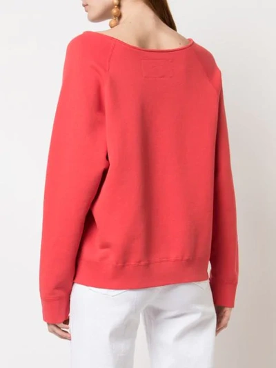 Shop Nili Lotan Tiara Sweatshirt In Red
