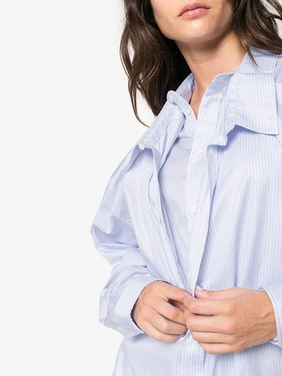 Shop Y/project Double Front Shirt In Blue