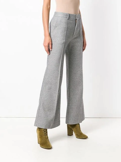 Shop See By Chloé Flared Trousers In Blue
