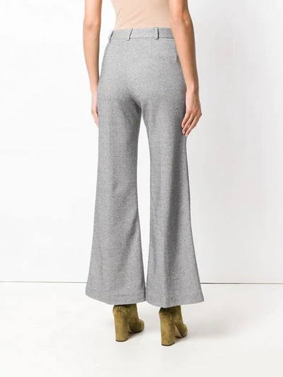 Shop See By Chloé Flared Trousers In Blue