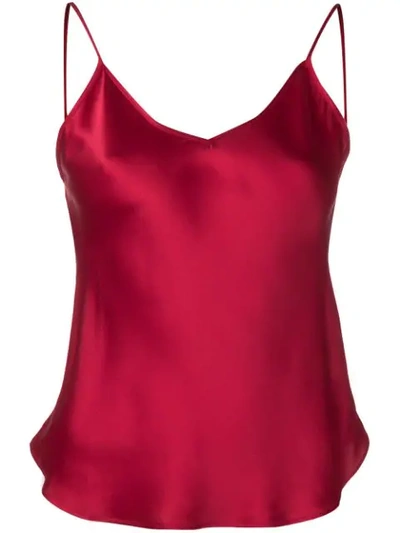 Shop Mes Demoiselles Slip Vest Top In Red