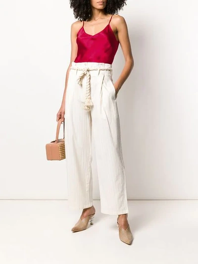 Shop Mes Demoiselles Slip Vest Top In Red