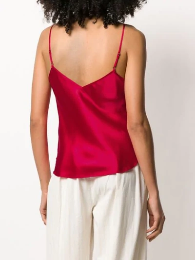 Shop Mes Demoiselles Slip Vest Top In Red