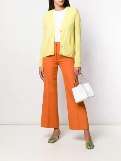 Shop Allude V In Yellow