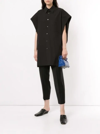 Shop Y's Batwing Sleeve Shirt In Black