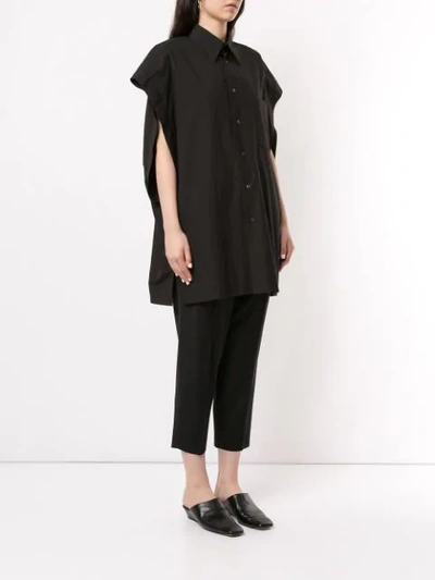 Shop Y's Batwing Sleeve Shirt In Black