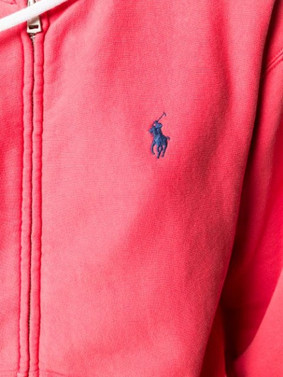 Shop Polo Ralph Lauren Kapuzenjacke Mit Logo In 005 Spring Red