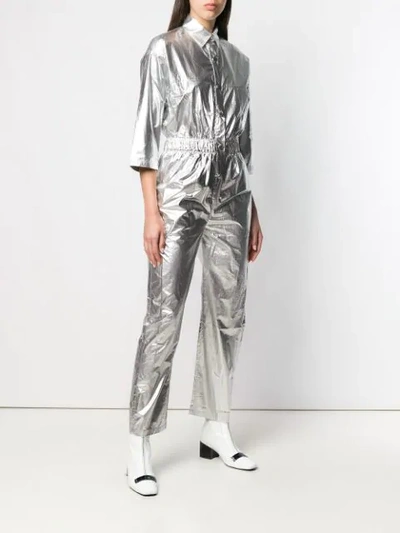 Shop Simon Miller Overall Im Metallic-look - Silber In Silver