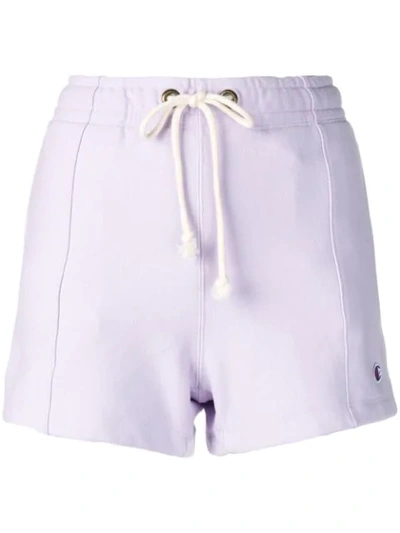Shop Champion Shorts Mit Logo - Lila In Purple