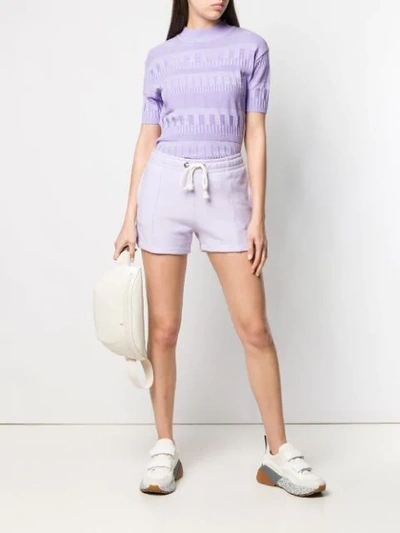 Shop Champion Shorts Mit Logo - Lila In Purple