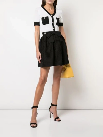 Shop Edward Achour Paris Upcake Skirt In Black