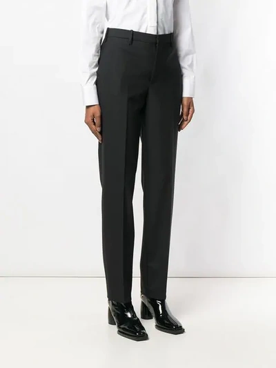 Shop Neil Barrett Tailored Trousers In Black