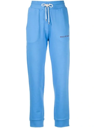 Shop Walk Of Shame Elasticated Waist Trousers In Blue
