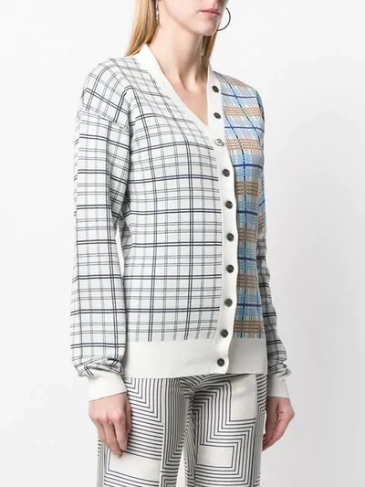 Shop Aalto Cardigan Im Kontrast-look In White