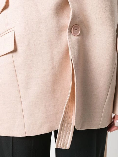 Shop Stella Mccartney Tailored Blazer In 9921 Candle Rose