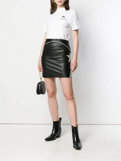 Shop Jessie Western Star Patch Mini Skirt In Black