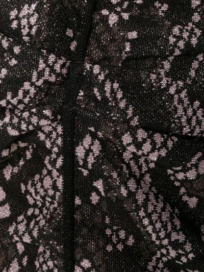 Shop Circus Hotel Snake Print Asymmetrical Dress In Black