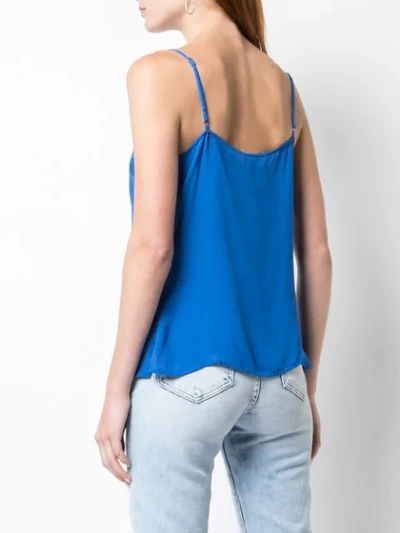 Shop L Agence Plain Vest Stop In Blue