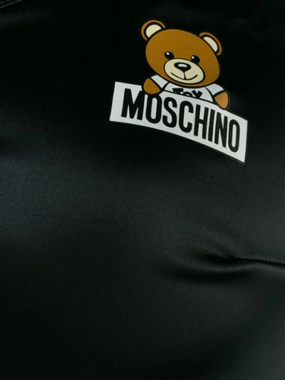 Shop Moschino Nightwear Slip-on Dress - Black