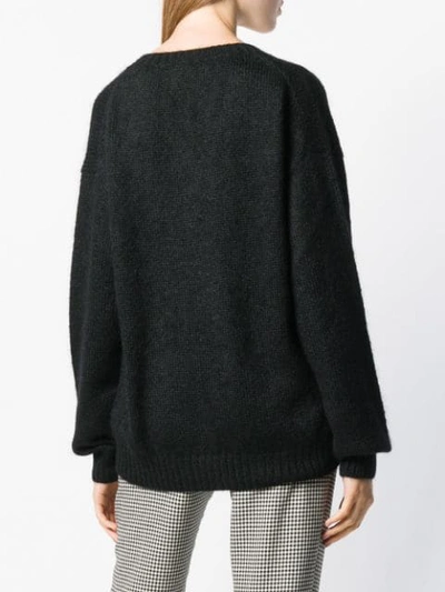 Shop Prada Basic Jumper In Black