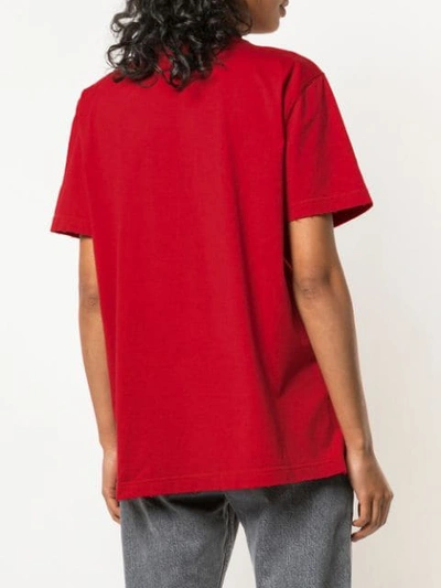 Shop Calvin Klein Graphic T In Red