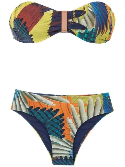 Shop Lygia & Nanny Printed Ester Bikini Set In Multicolour