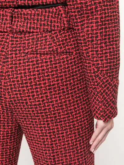 Shop Alexander Wang Belted Waist Trousers In Red