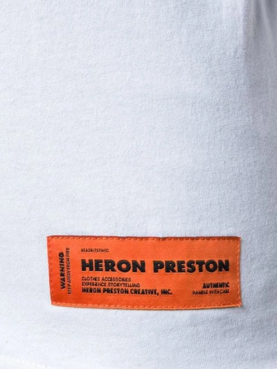 Shop Heron Preston Graphic Print T In White