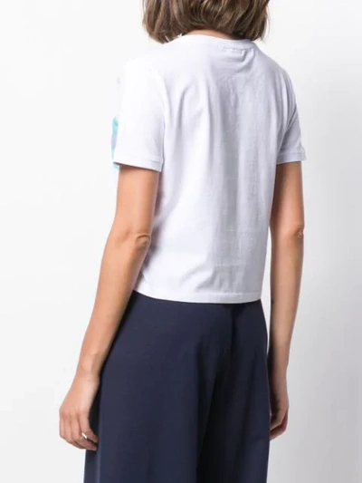 Shop Fila Gauri Cropped T-shirt - White